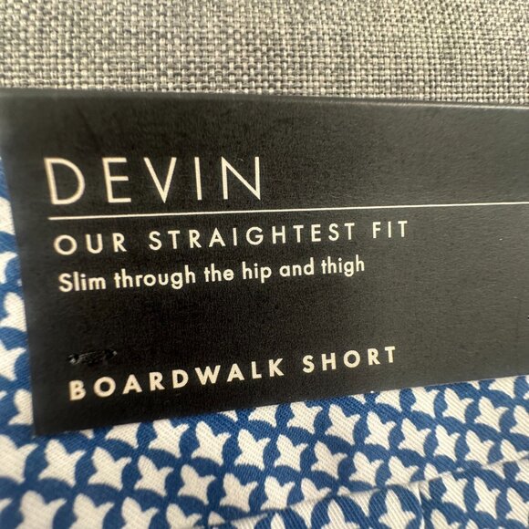 NEW! Ann Taylor Devin Fit Shorts Size 4 Blue & White $59 Cotton Blend Bermuda - Picture 7 of 14